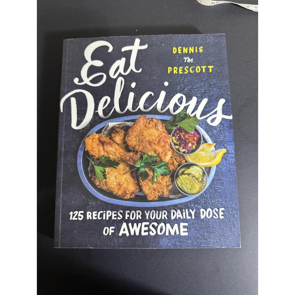 Eat Delicious Dennis Prescott Paperback Blue Illustrated Cookbook Canada 2018